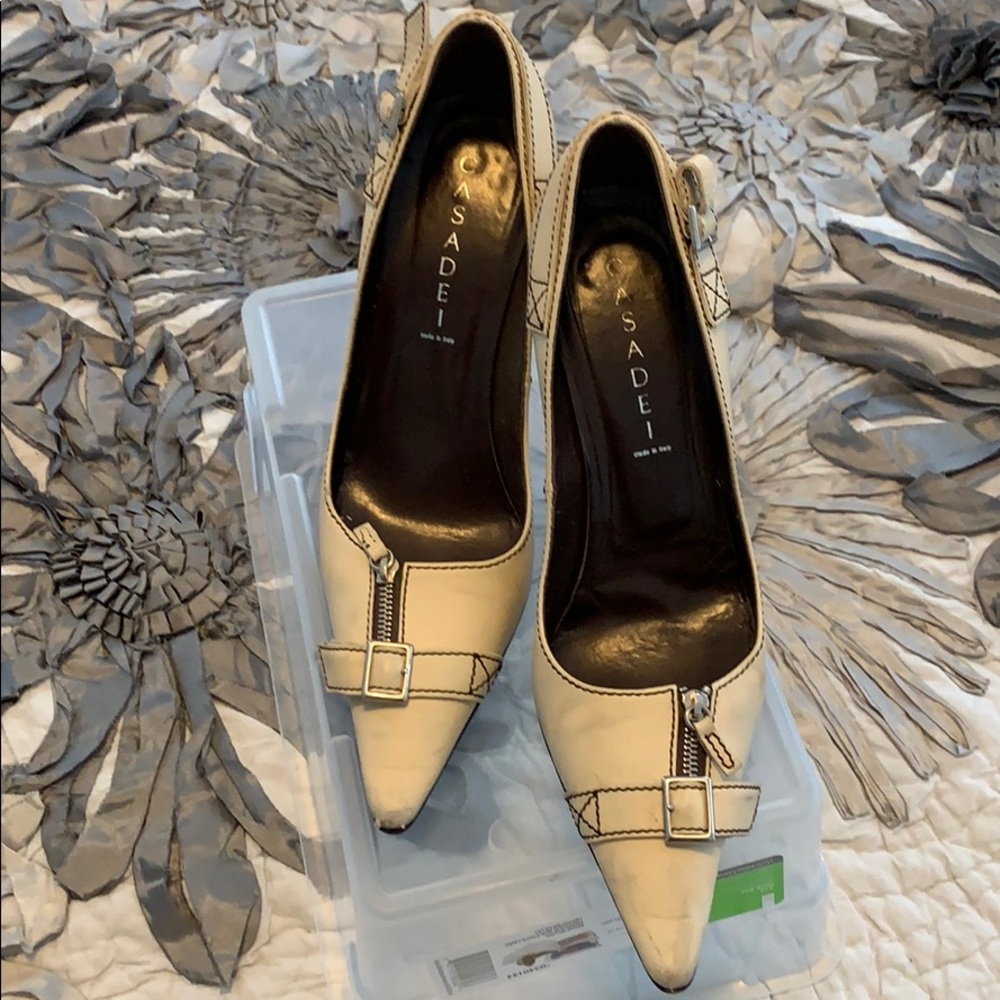 Cream Shoes